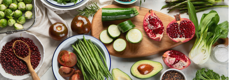 A variety of seasonal vegetables for a healthy, nutrient-packed diet
