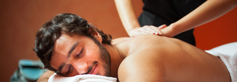 Therapeutic deep tissue massage for relieving burnout