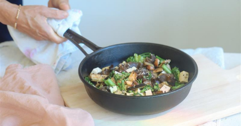 Eggplant and Tofu or Chicken Stir-Fry