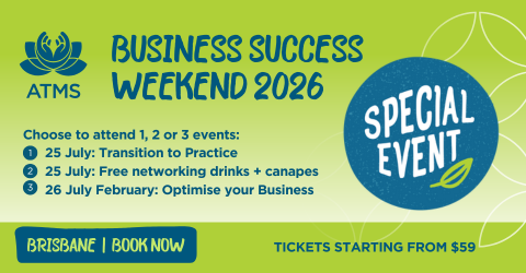 ATMS Business Success Weekend: Transition to Practice & Optimise Your Business 2026 - Brisbane
