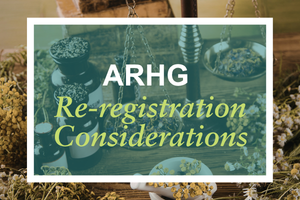 ARHG Re-registration Considerations